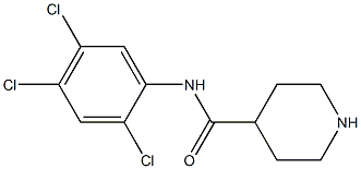 N-(2,4,5-trichlorophenyl)piperidine-4-carboxamide Struktur