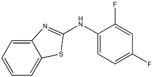 N-(2,4-difluorophenyl)-1,3-benzothiazol-2-amine Struktur