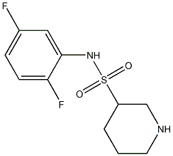 N-(2,5-difluorophenyl)piperidine-3-sulfonamide Struktur