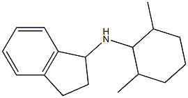 N-(2,6-dimethylcyclohexyl)-2,3-dihydro-1H-inden-1-amine Struktur