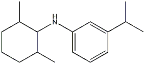 N-(2,6-dimethylcyclohexyl)-3-(propan-2-yl)aniline Struktur