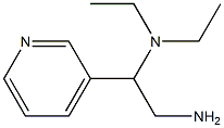 N-(2-amino-1-pyridin-3-ylethyl)-N,N-diethylamine Struktur