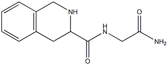 N-(2-amino-2-oxoethyl)-1,2,3,4-tetrahydroisoquinoline-3-carboxamide Struktur