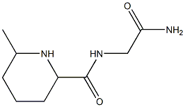 N-(2-amino-2-oxoethyl)-6-methylpiperidine-2-carboxamide Struktur