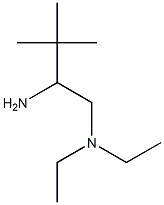 N-(2-amino-3,3-dimethylbutyl)-N,N-diethylamine Struktur