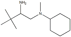 N-(2-amino-3,3-dimethylbutyl)-N-cyclohexyl-N-methylamine Struktur