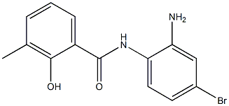 N-(2-amino-4-bromophenyl)-2-hydroxy-3-methylbenzamide Struktur