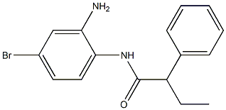 N-(2-amino-4-bromophenyl)-2-phenylbutanamide Struktur