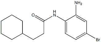 N-(2-amino-4-bromophenyl)-3-cyclohexylpropanamide Struktur