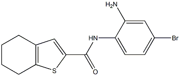 N-(2-amino-4-bromophenyl)-4,5,6,7-tetrahydro-1-benzothiophene-2-carboxamide Struktur