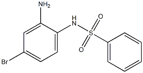 N-(2-amino-4-bromophenyl)benzenesulfonamide Struktur