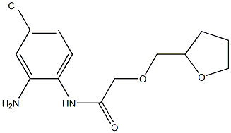 N-(2-amino-4-chlorophenyl)-2-(oxolan-2-ylmethoxy)acetamide Struktur