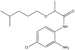 N-(2-amino-4-chlorophenyl)-2-[(4-methylpentyl)oxy]propanamide Struktur