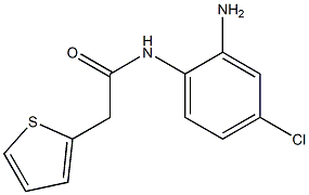 N-(2-amino-4-chlorophenyl)-2-thien-2-ylacetamide Struktur