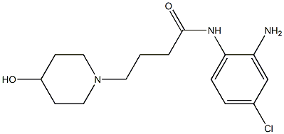 N-(2-amino-4-chlorophenyl)-4-(4-hydroxypiperidin-1-yl)butanamide Struktur