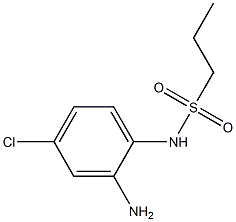 N-(2-amino-4-chlorophenyl)propane-1-sulfonamide Struktur