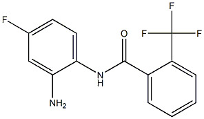 N-(2-amino-4-fluorophenyl)-2-(trifluoromethyl)benzamide Struktur