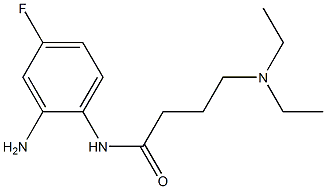 N-(2-amino-4-fluorophenyl)-4-(diethylamino)butanamide Struktur