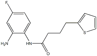 N-(2-amino-4-fluorophenyl)-4-(thiophen-2-yl)butanamide Struktur