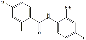 N-(2-amino-4-fluorophenyl)-4-chloro-2-fluorobenzamide Struktur