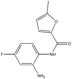 N-(2-amino-4-fluorophenyl)-5-methylfuran-2-carboxamide Struktur