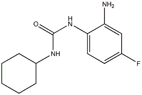 N-(2-amino-4-fluorophenyl)-N'-cyclohexylurea Struktur