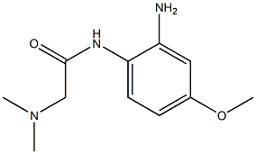 N-(2-amino-4-methoxyphenyl)-2-(dimethylamino)acetamide Struktur