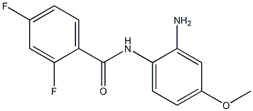 N-(2-amino-4-methoxyphenyl)-2,4-difluorobenzamide Struktur