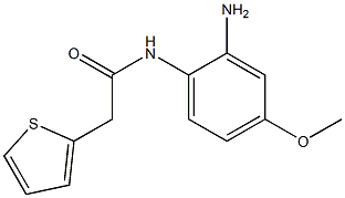 N-(2-amino-4-methoxyphenyl)-2-thien-2-ylacetamide Struktur