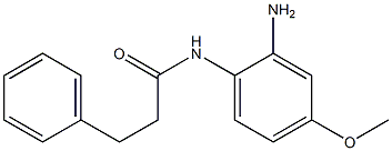 N-(2-amino-4-methoxyphenyl)-3-phenylpropanamide Struktur