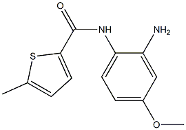 N-(2-amino-4-methoxyphenyl)-5-methylthiophene-2-carboxamide Struktur