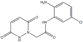 N-(2-amino-5-chlorophenyl)-2-(3,6-dioxo-3,6-dihydropyridazin-1(2H)-yl)acetamide Struktur