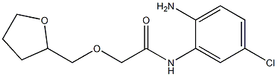 N-(2-amino-5-chlorophenyl)-2-(oxolan-2-ylmethoxy)acetamide Struktur