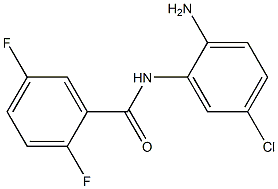 N-(2-amino-5-chlorophenyl)-2,5-difluorobenzamide Struktur