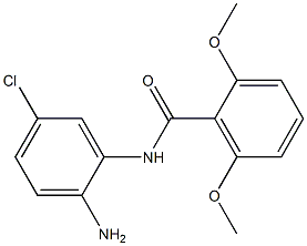 N-(2-amino-5-chlorophenyl)-2,6-dimethoxybenzamide Struktur