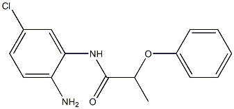 N-(2-amino-5-chlorophenyl)-2-phenoxypropanamide Struktur