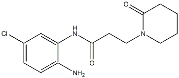 N-(2-amino-5-chlorophenyl)-3-(2-oxopiperidin-1-yl)propanamide Struktur