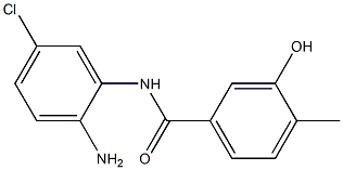 N-(2-amino-5-chlorophenyl)-3-hydroxy-4-methylbenzamide Struktur