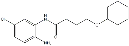 N-(2-amino-5-chlorophenyl)-4-(cyclohexyloxy)butanamide Struktur