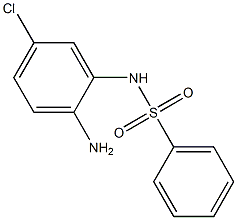 N-(2-amino-5-chlorophenyl)benzenesulfonamide Struktur