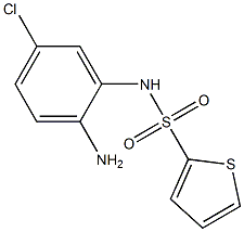 N-(2-amino-5-chlorophenyl)thiophene-2-sulfonamide Struktur