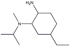 N-(2-amino-5-ethylcyclohexyl)-N-isopropyl-N-methylamine Struktur