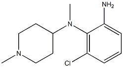 N-(2-amino-6-chlorophenyl)-N-methyl-N-(1-methylpiperidin-4-yl)amine Struktur