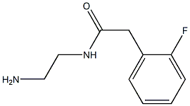 N-(2-aminoethyl)-2-(2-fluorophenyl)acetamide Struktur