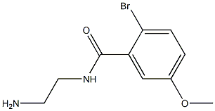 N-(2-aminoethyl)-2-bromo-5-methoxybenzamide Struktur