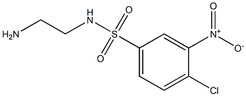 N-(2-aminoethyl)-4-chloro-3-nitrobenzene-1-sulfonamide Struktur