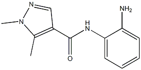 N-(2-aminophenyl)-1,5-dimethyl-1H-pyrazole-4-carboxamide Struktur