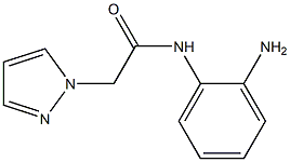 N-(2-aminophenyl)-2-(1H-pyrazol-1-yl)acetamide Struktur