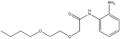 N-(2-aminophenyl)-2-(2-butoxyethoxy)acetamide Struktur