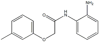 N-(2-aminophenyl)-2-(3-methylphenoxy)acetamide Struktur